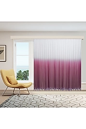 MÜRDÜM DEGRADE TÜL PERDE - RENK GEÇİŞLİ