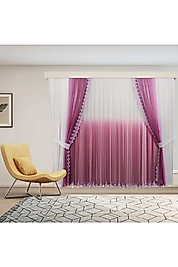 MÜRDÜM DEGRADE TÜL ve FON PERDE