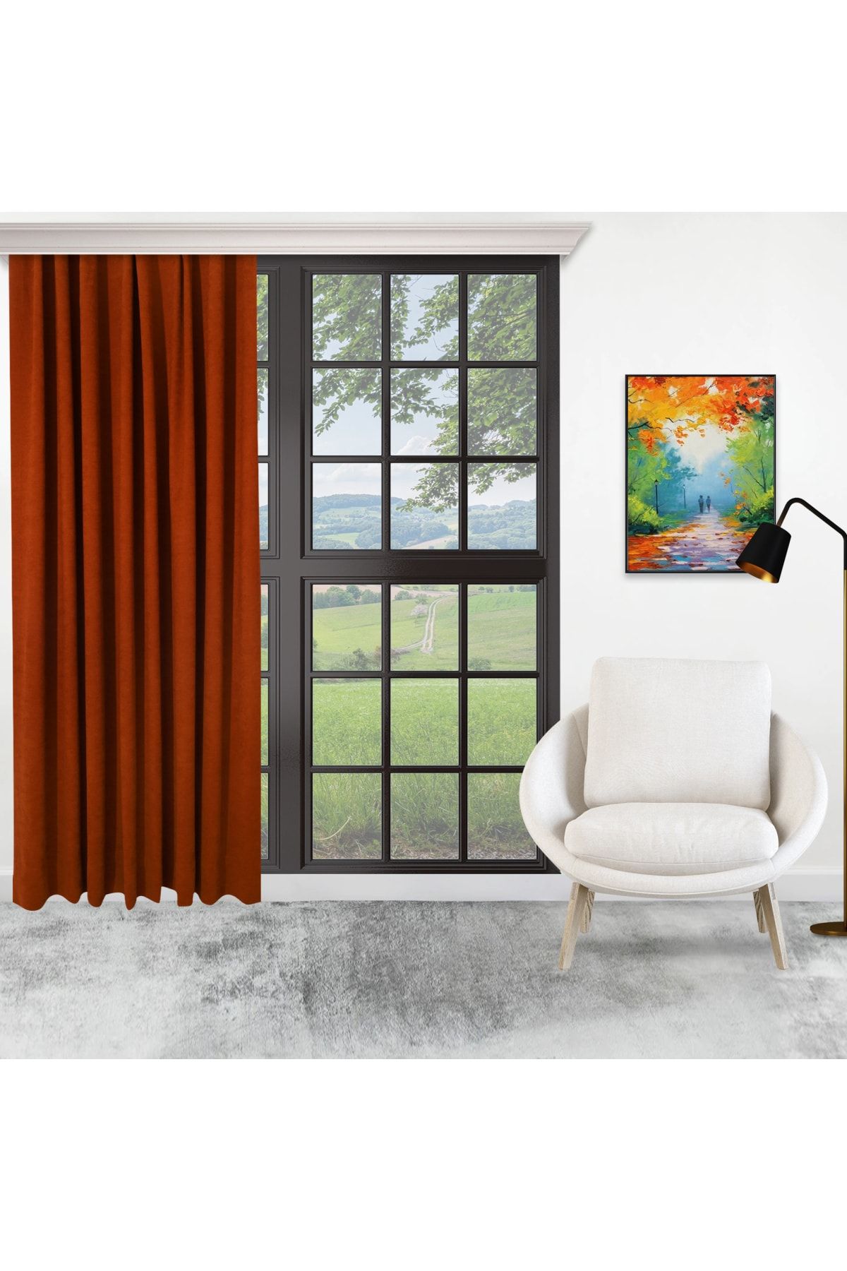 KİREMİT FON PERDE - ADA KİREMİT FON PERDE