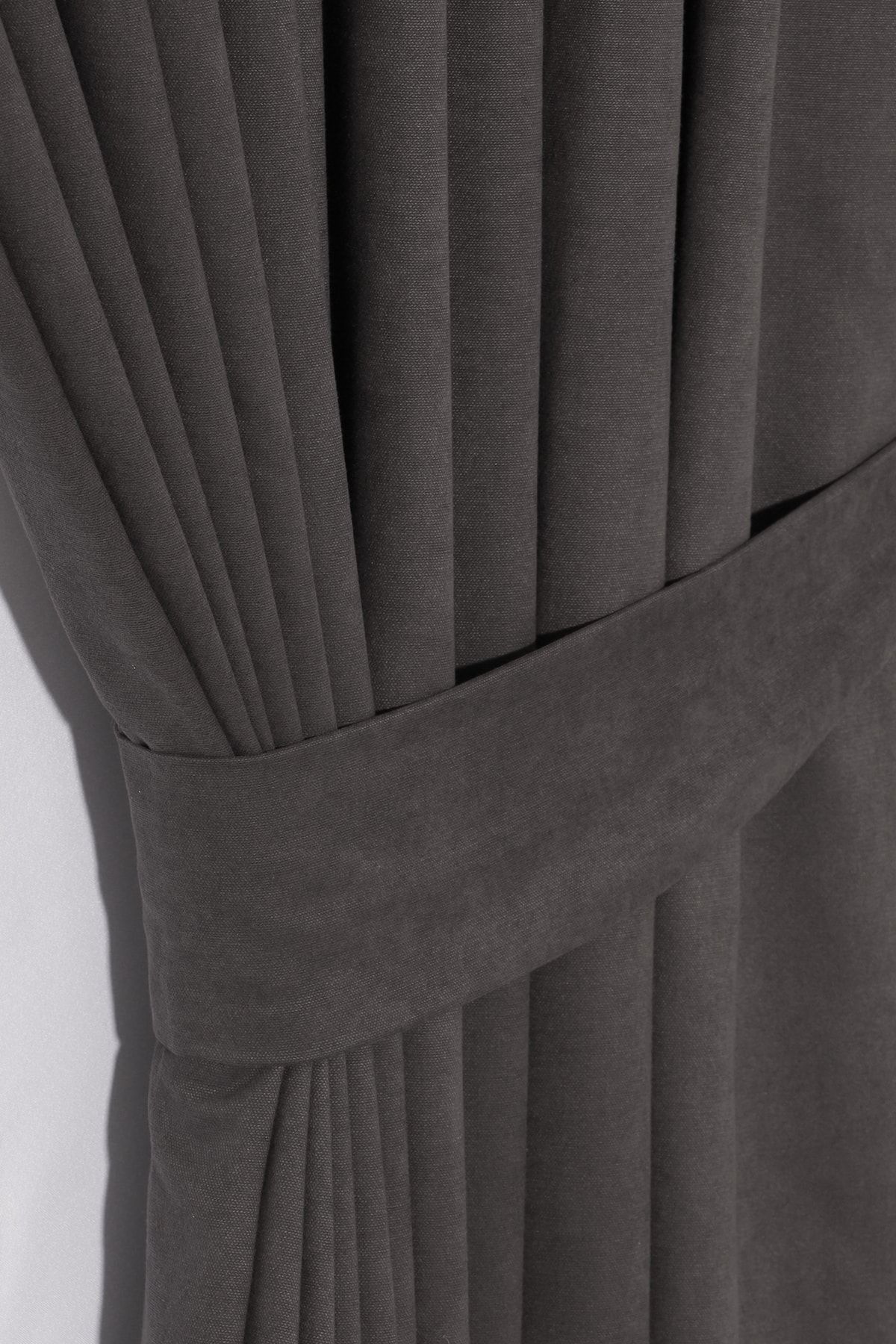 ANTRASİT KOYU GRİ FON PERDE - ADA ANTRASİT KOYU GRİ FON PERDE