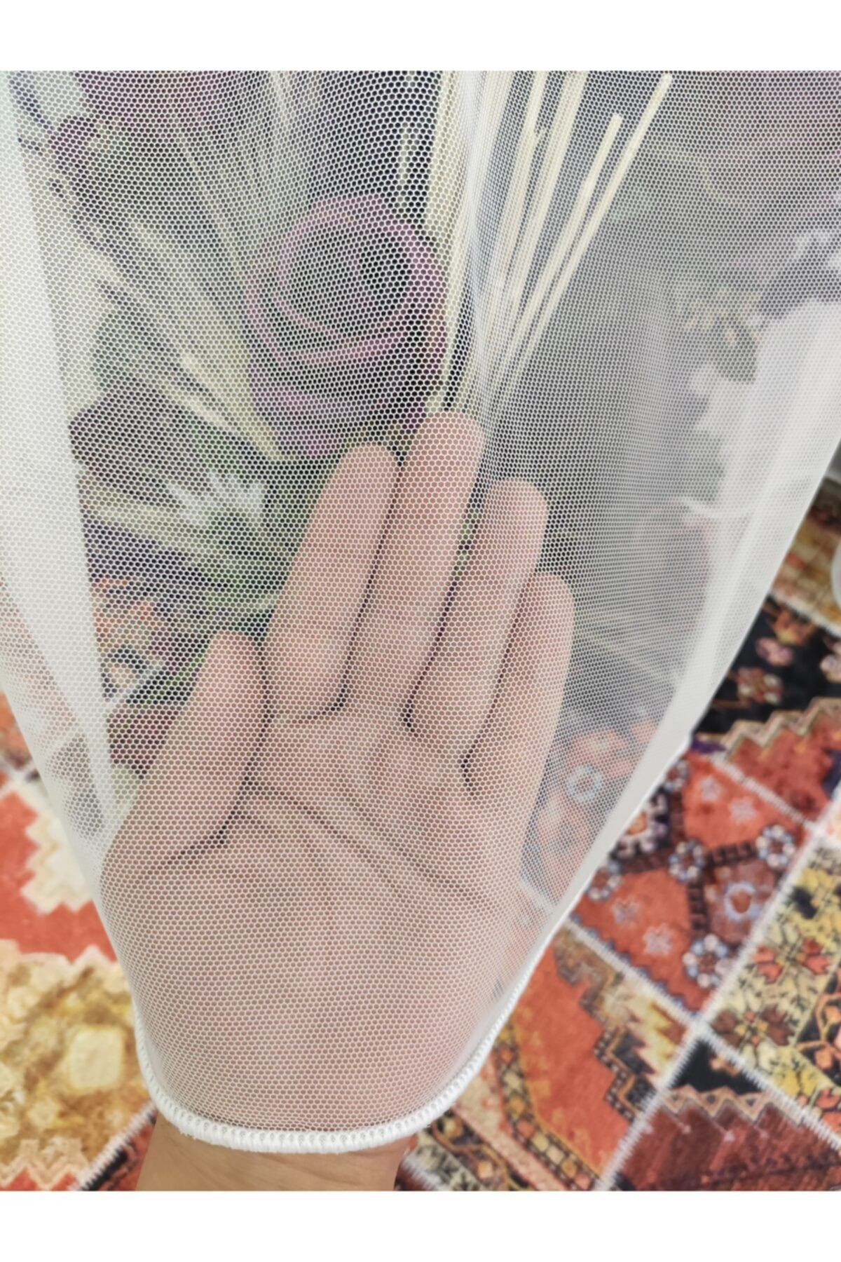 GREK TÜL PERDE - TEK KANAT HALATLI  TÜL PERDE