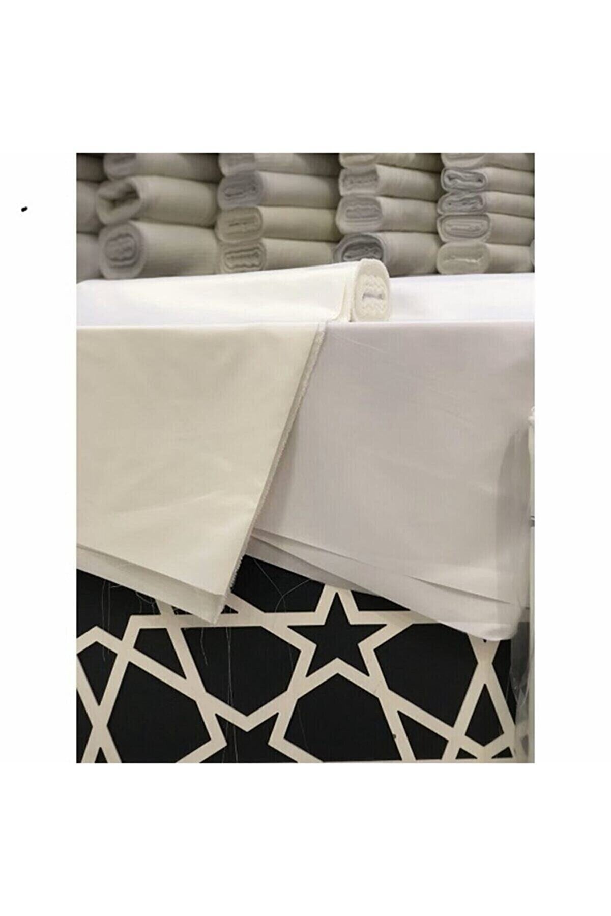 BEYAZ SATEN GÜNEŞLİK PERDE